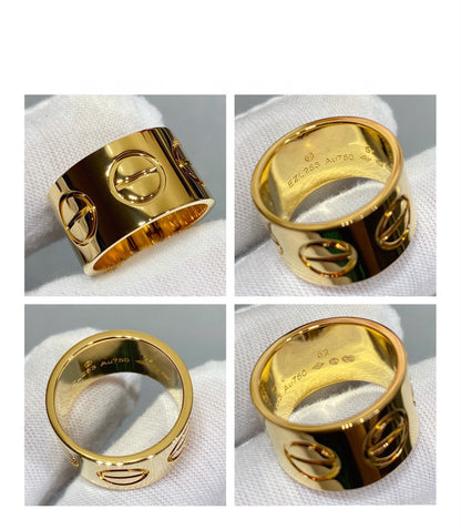 [Lumi Jewelry]LOVE 11MM LARGE RING