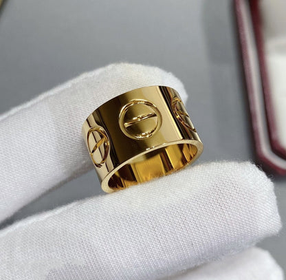 [Lumi Jewelry]LOVE 11MM LARGE RING