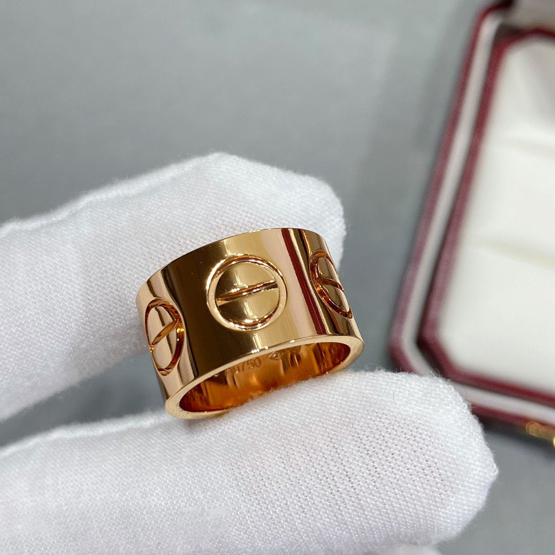 [Lumi Jewelry]LOVE 11MM LARGE RING