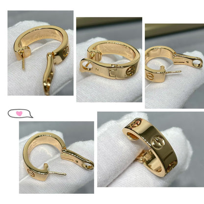 [Lumi Jewelry]LOVE 5.5MM EARRINGS