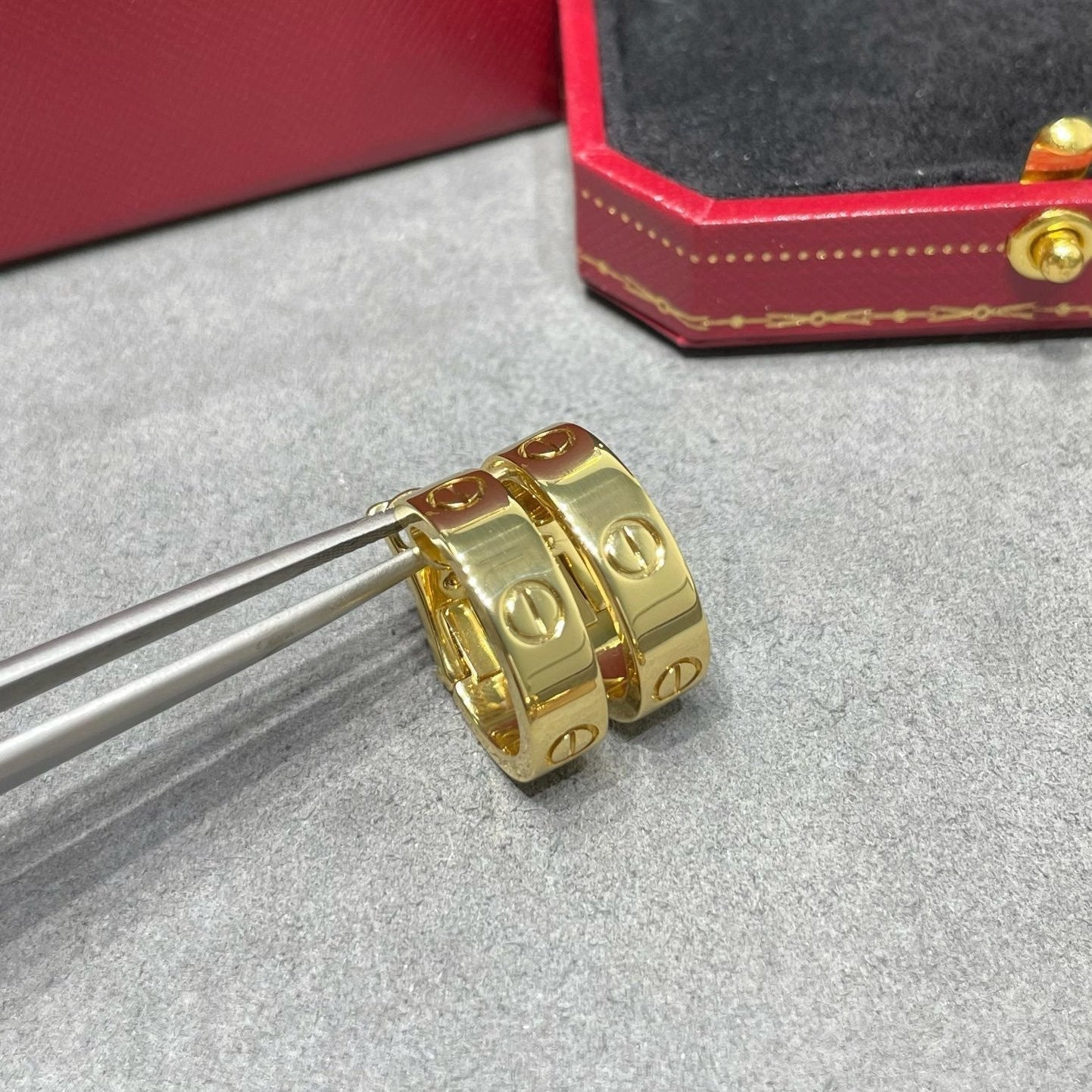 [Lumi Jewelry]LOVE 5.5MM EARRINGS