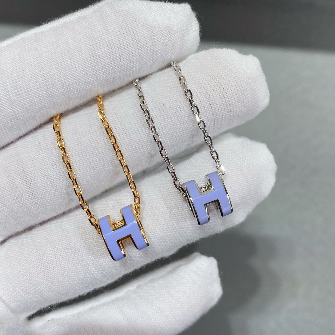 [Lumi Jewelry]MINI POP H NECKLACE