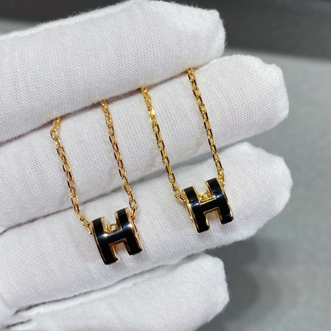 [Lumi Jewelry]MINI POP H NECKLACE