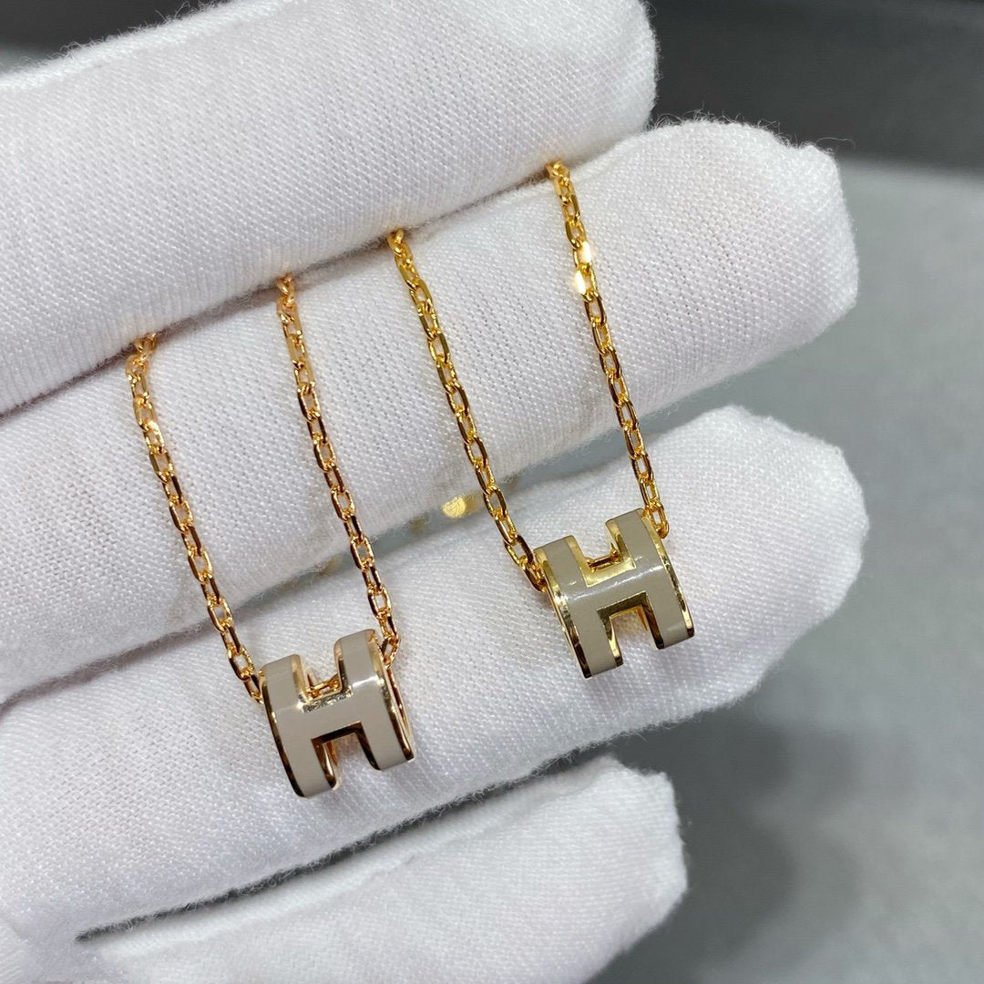 [Lumi Jewelry]MINI POP H NECKLACE