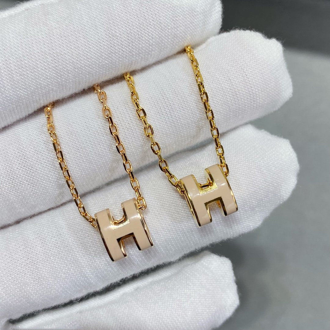 [Lumi Jewelry]MINI POP H NECKLACE