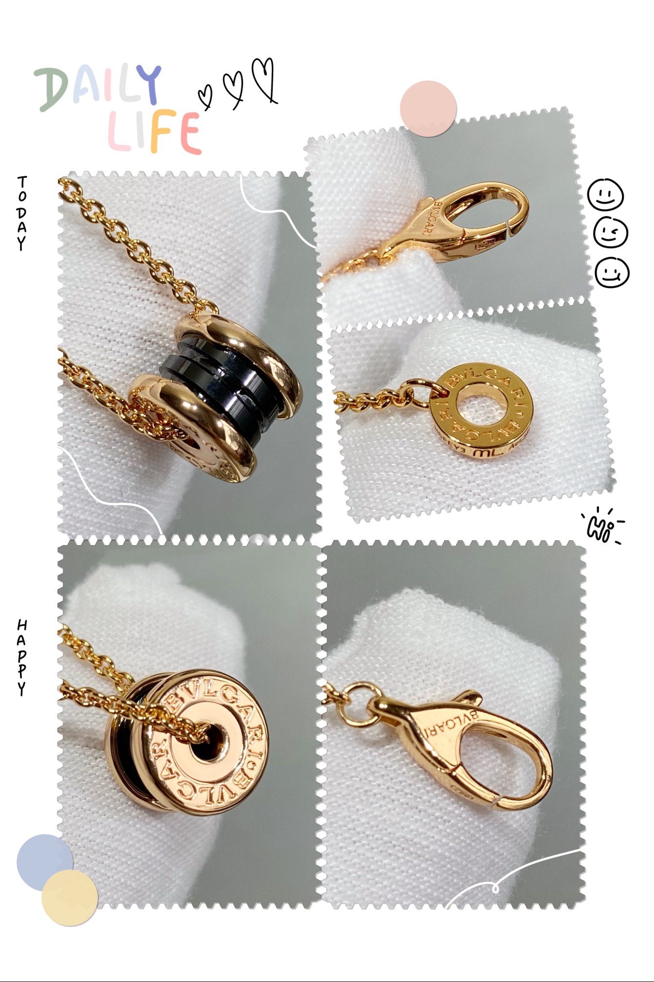 [Lumi Jewelry]ZERO 1 CERAMIC MINI NECKLACE