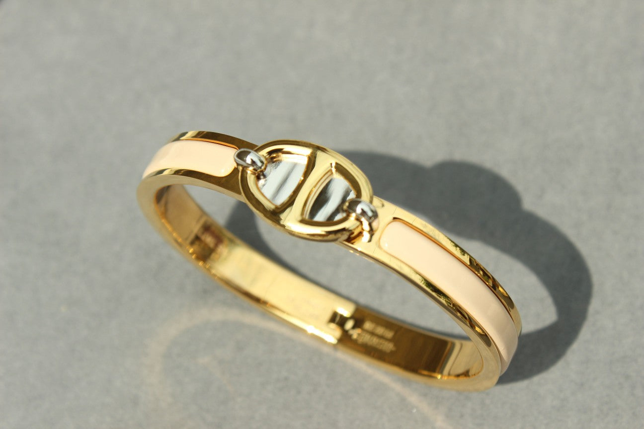 [Lumi Jewelry]CLIC CHAINE GOLD BRACELET