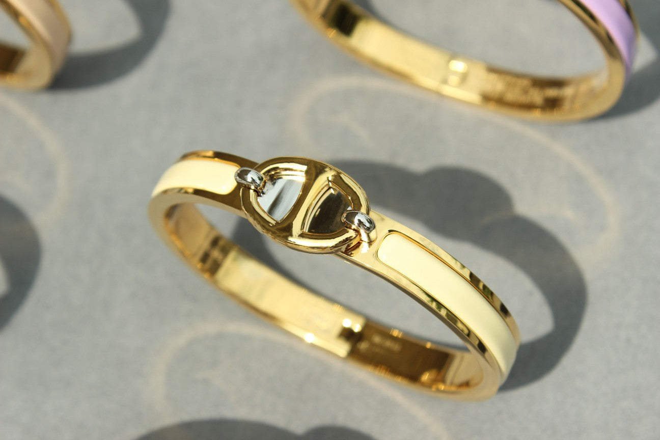 [Lumi Jewelry]CLIC CHAINE GOLD BRACELET