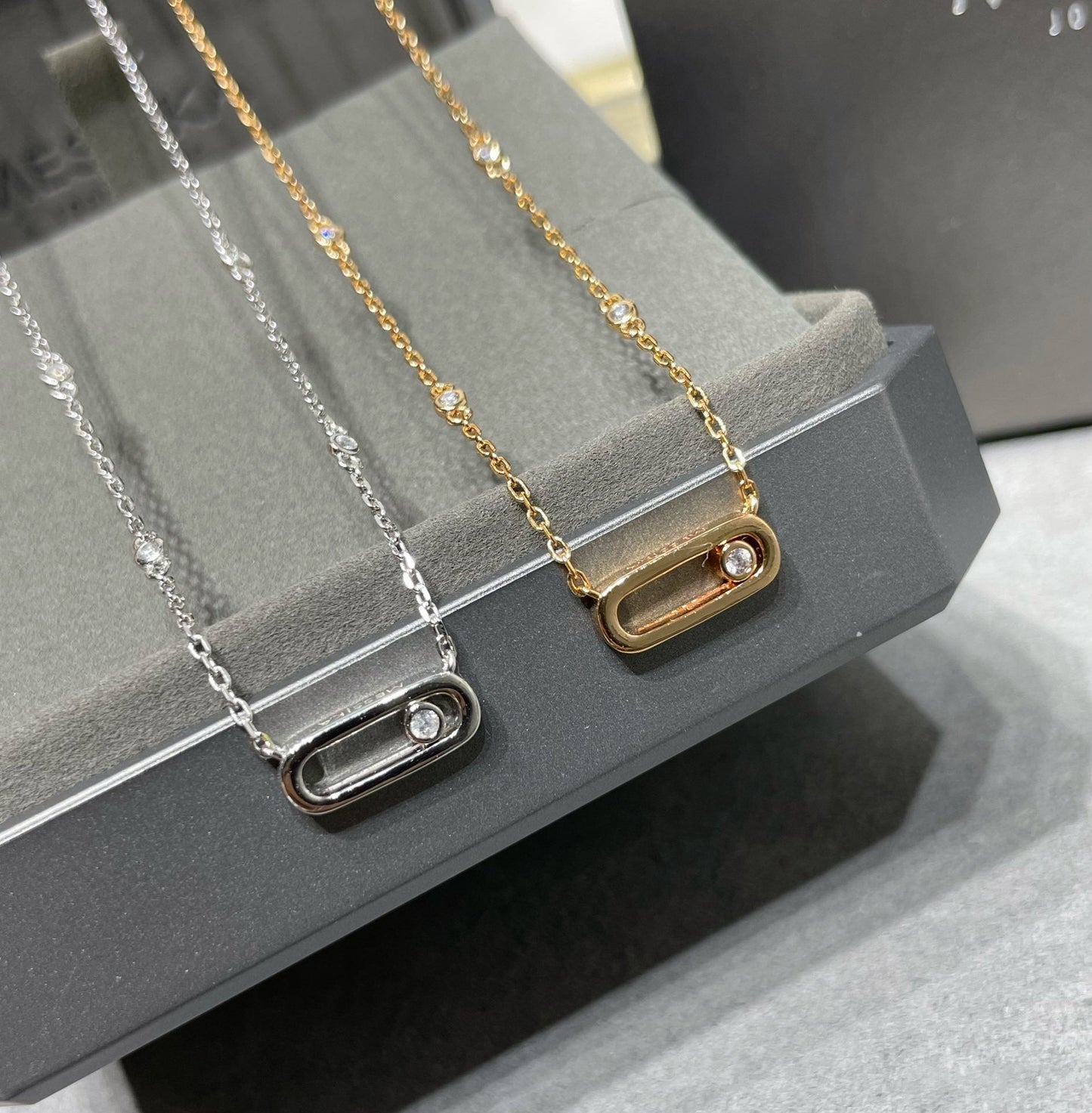 [Lumi Jewelery]MOVE UNO DIAMOND NECKLACE