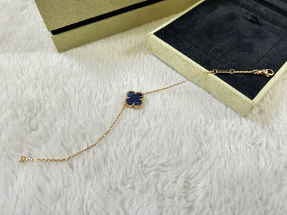 [Lumi Jewelry]CLOVER 1 MOTIF PIETERSITE BRACELET