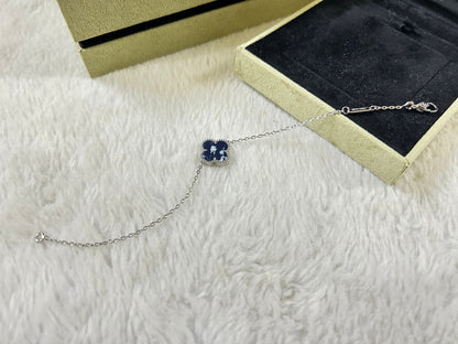 [Lumi Jewelry]CLOVER 1 MOTIF PIETERSITE BRACELET