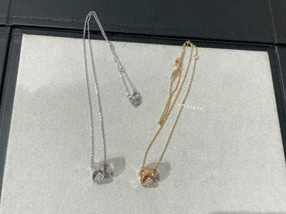[Lumi Jewelry]LIENS EVIDENCE DIAMOND PAVED NECKLACE