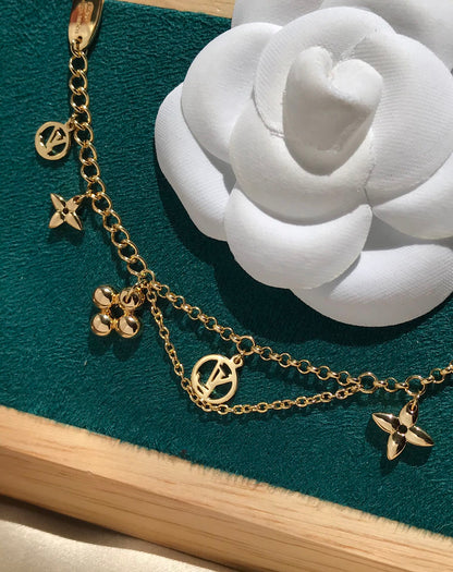 [Lumi Jewelry]BLOOMING PINK GOLD MOP BRACELET