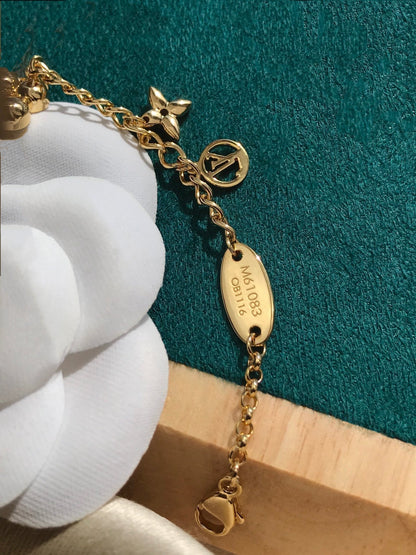 [Lumi Jewelry]BLOOMING PINK GOLD MOP BRACELET