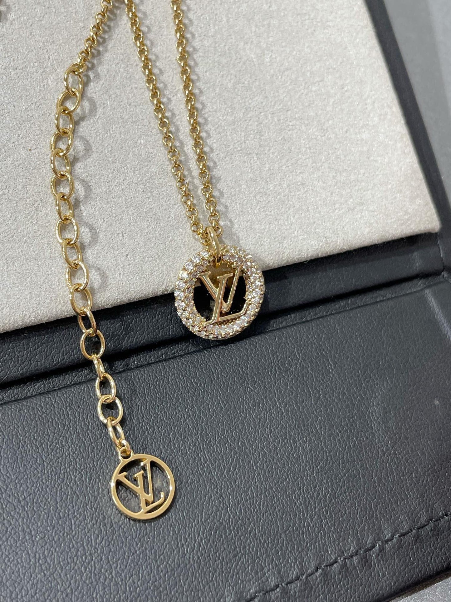 [Lumi Jewelry]BY NIGHT DIAMOND PAVED NECKLACE