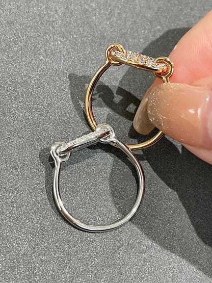 [Lumi Jewelry]RONDE SMALL DIAMOND RING