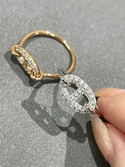 [Lumi Jewelry]RONDE SMALL DIAMOND RING