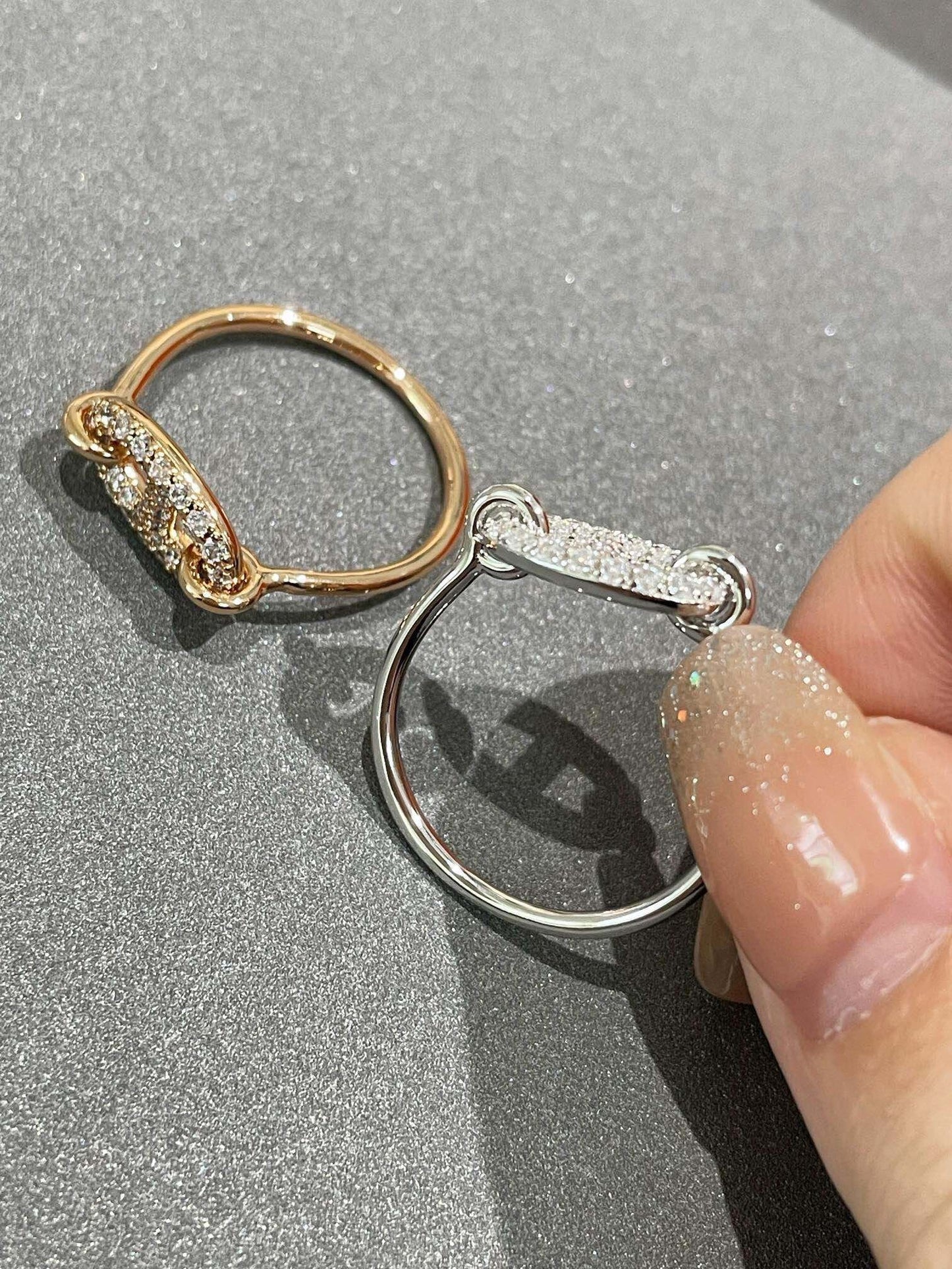 [Lumi Jewelry]RONDE SMALL DIAMOND RING