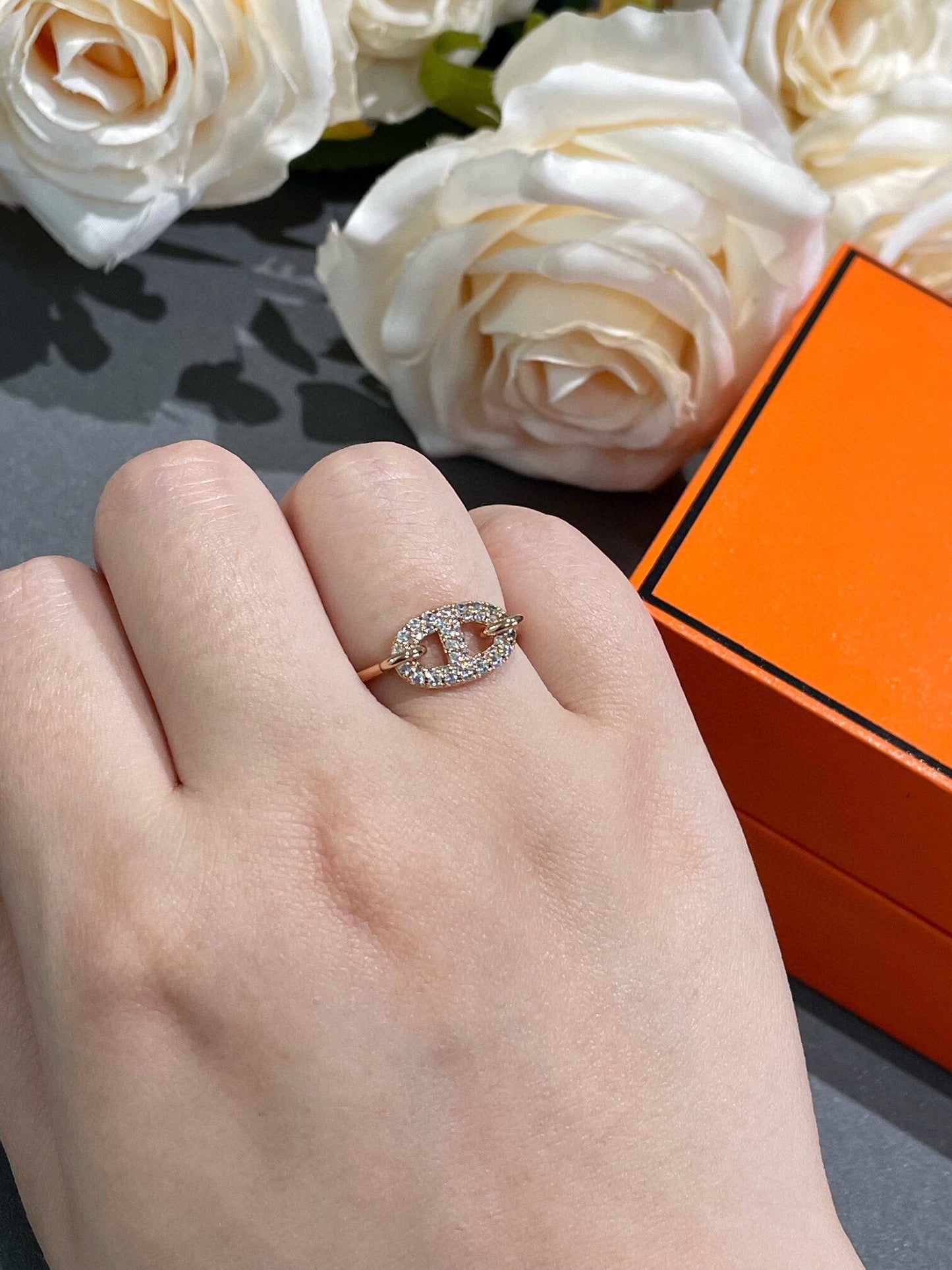 [Lumi Jewelry]RONDE SMALL DIAMOND RING