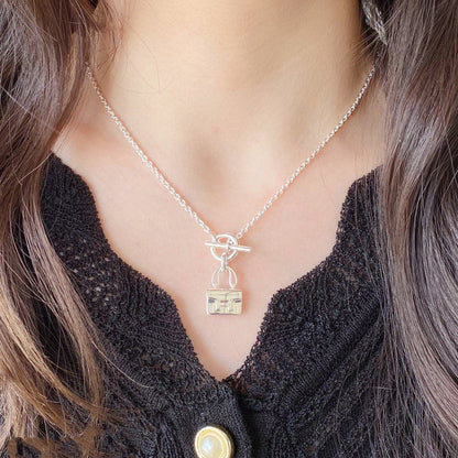 [Lumi Jewelry]CONSTANCE PEDANT SILVER NECKLACE