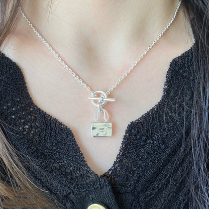 [Lumi Jewelry]CONSTANCE PEDANT SILVER NECKLACE