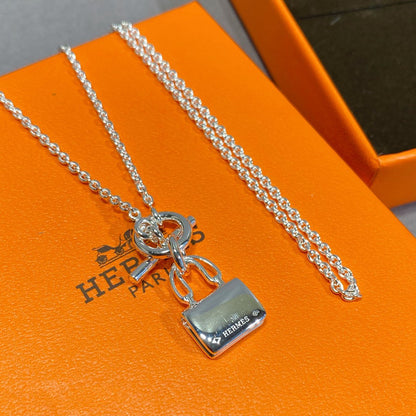 [Lumi Jewelry]CONSTANCE PEDANT SILVER NECKLACE