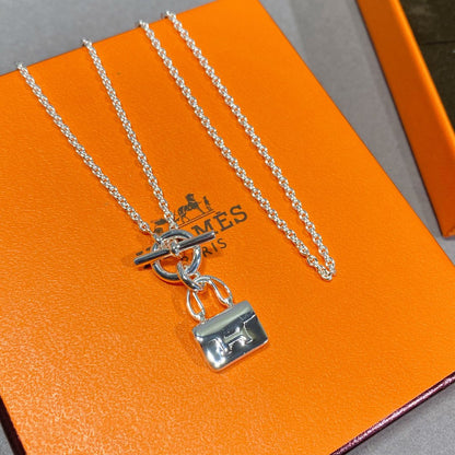 [Lumi Jewelry]CONSTANCE PEDANT SILVER NECKLACE