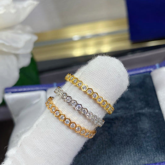[Lumi Jewelry]BEE LOVE DIAMOND PAVED SMALL RING