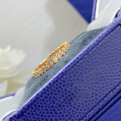 [Lumi Jewelry]BEE LOVE DIAMOND PAVED SMALL RING