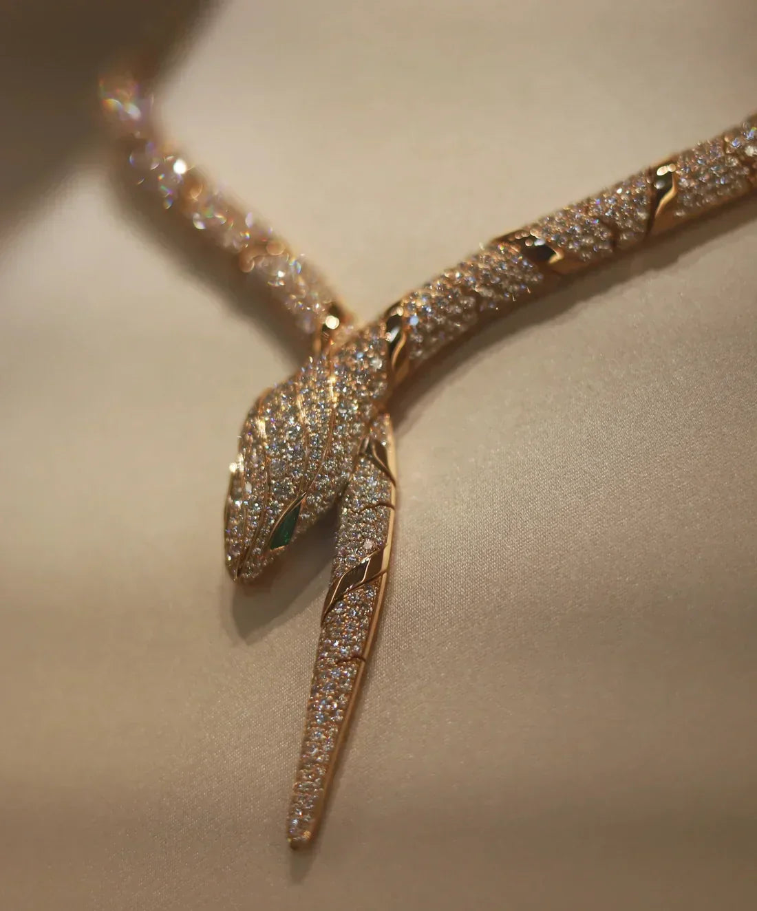 [Lumi Jewelry]HAUTE COUTURE GOLD SERPENTI NECKLACE