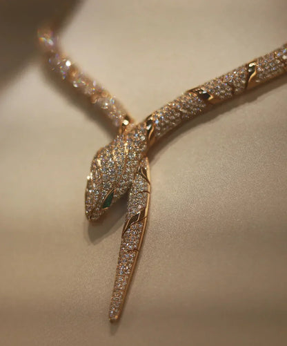 [Lumi Jewelry]HAUTE COUTURE GOLD SERPENTI NECKLACE