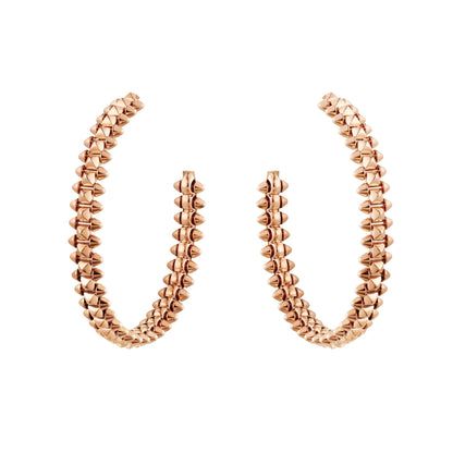 [Lumi Jewelry]CLASH LARGE HOOP EARRINGS