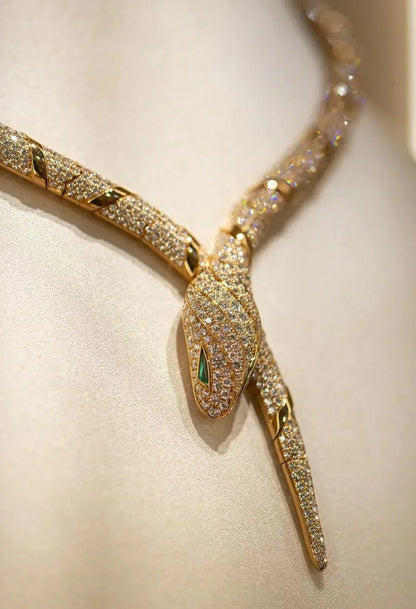 [Lumi Jewelry]HAUTE COUTURE GOLD SERPENTI NECKLACE