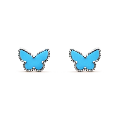 [Lumi Jewelry]BUTTERFLY TURQUOISE EARRINGS SILVER