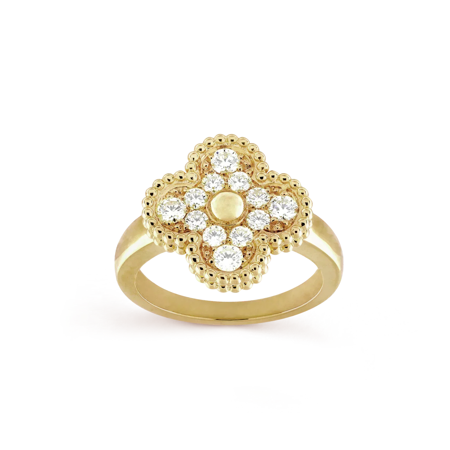 [Lumi Jewelry]CLOVER DIAMOND RING