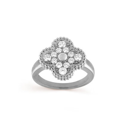 [Lumi Jewelry]CLOVER DIAMOND RING