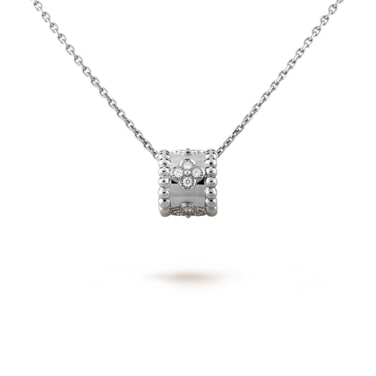[Lumi Jewelry]PERLEE PEDANT SIVLER DIAMOND NECKLACE