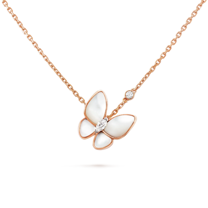 [Lumi Jewelry]BUTTERFLY MOP DIAMOND NECKLACE