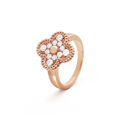 [Lumi Jewelry]CLOVER DIAMOND RING