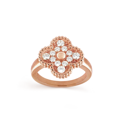 [Lumi Jewelry]CLOVER DIAMOND RING