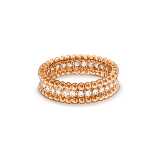 [Lumi Jewelry]PERLEE DIAMOND ROSE GOLD RING
