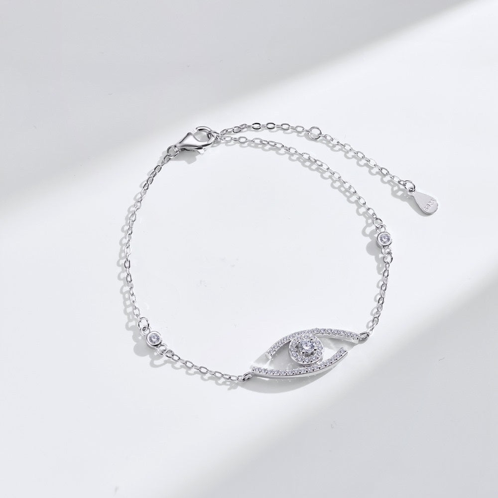[Lumi Jewelery]Lucky Eye Pave-Set Diamond Bracelet