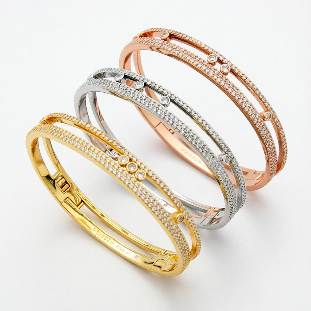 [Lumi Jewelery]Move Romane pav辿 bangle