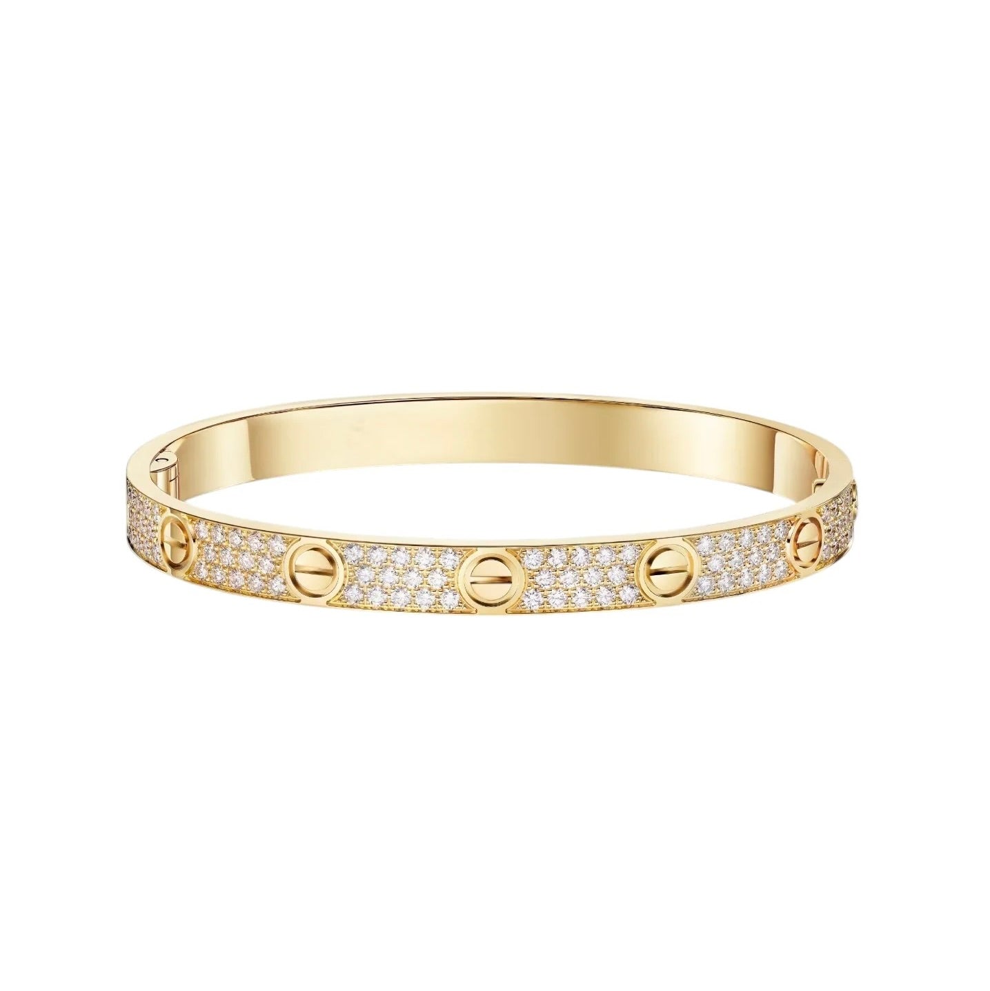 [Lumi Jewelry]LOVE BRACELET 6.1MM DIAMOND-PAVED