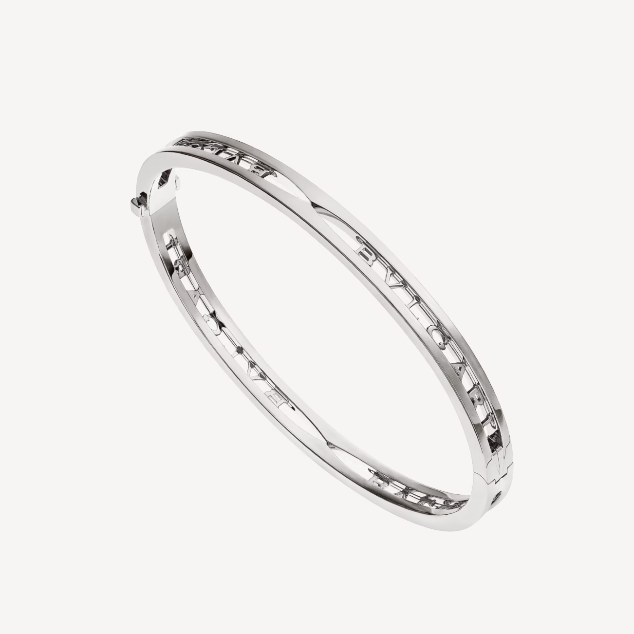 [Lumi Jewelry]ZERO 1 SPIRAL LOGO SILVER BRACELET