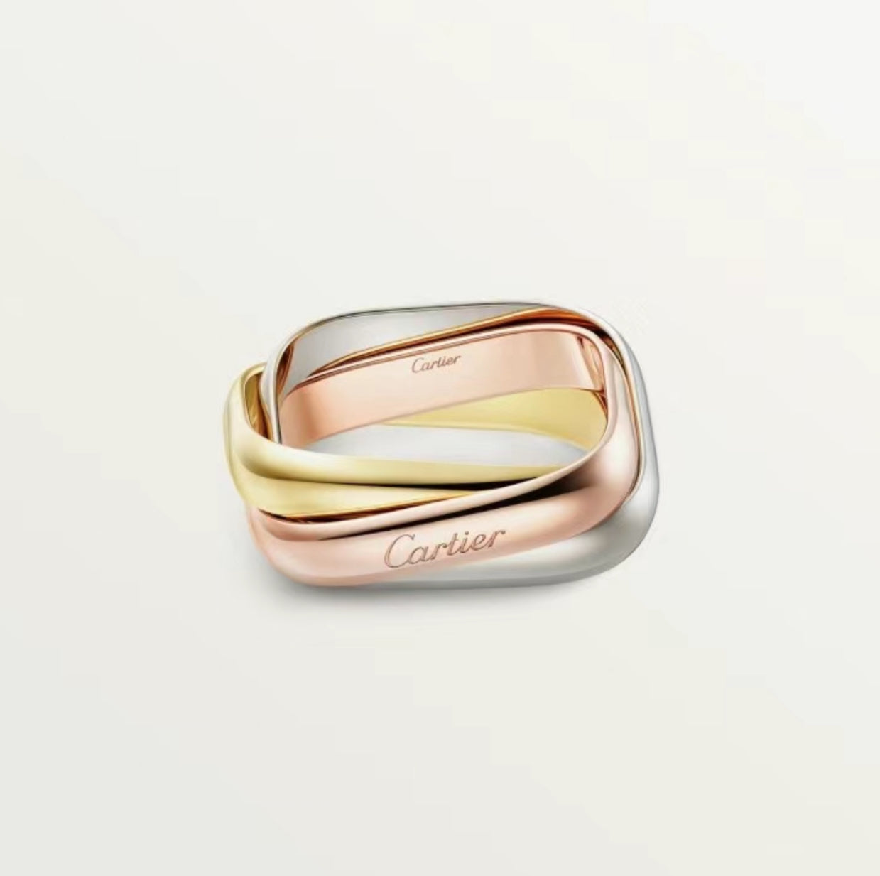 [Lumi Jewelry]TRINITY RING GOLD PINK GOLD SILVER