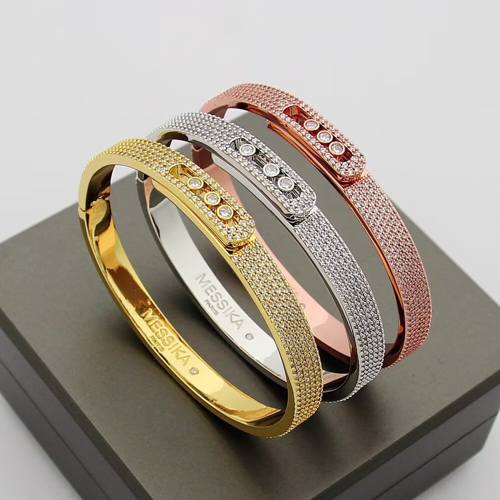 [Lumi Jewelery]Move Noa Full Pav辿 Diamond Bangle Bracelet