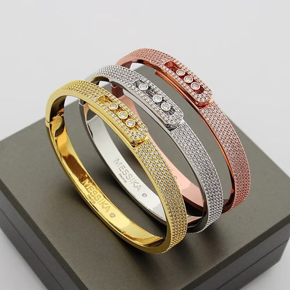 [Lumi Jewelery]Move Noa Full Pav辿 Diamond Bangle Bracelet