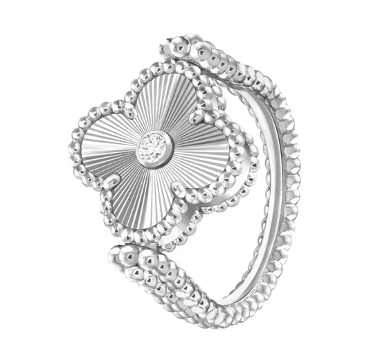[Lumi Jewelry]CLOVER RIVERSIBLE SLIVER RING
