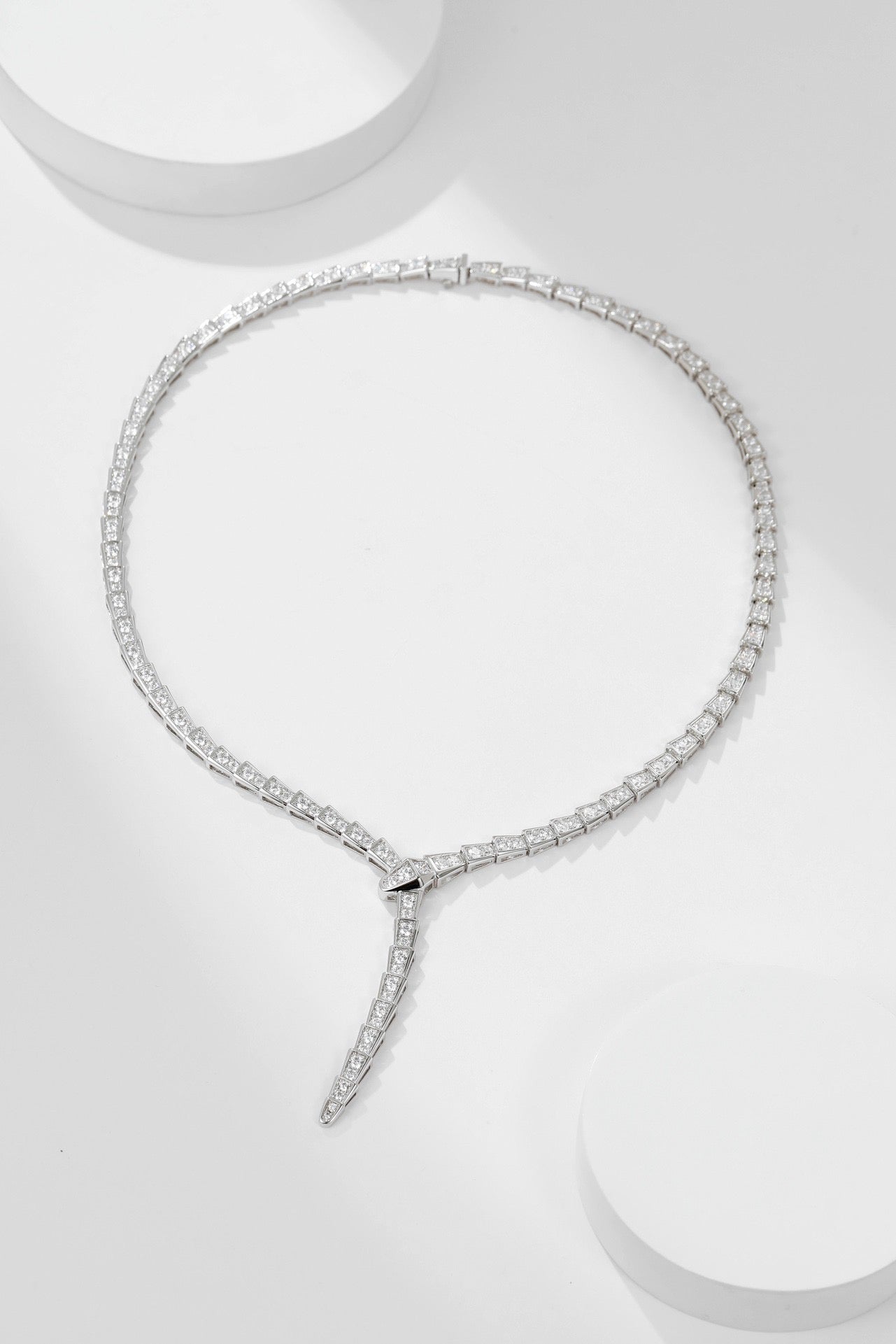 [Lumi Jewelry]SERPENTI NECKLACE SILVER DIAMOND
